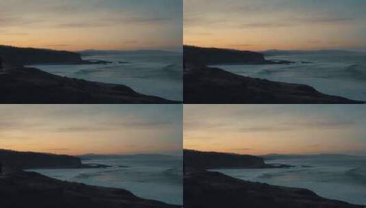 Ericeira，葡萄牙，海岸，海洋高清在线视频素材下载