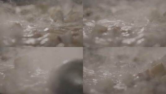 炖红烧肉 炖肉 高速摄影 4K高清在线视频素材下载