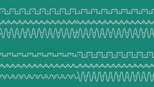 种族，声波，二维，形状高清在线视频素材下载