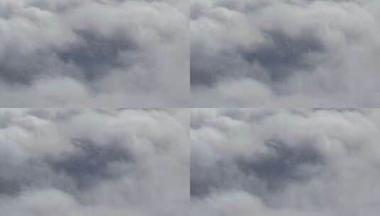 飞机上航拍 俯瞰雪山 藏区大气_1649高清在线视频素材下载