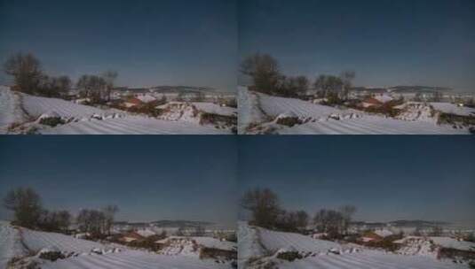 雪地星空（01.09）高清在线视频素材下载