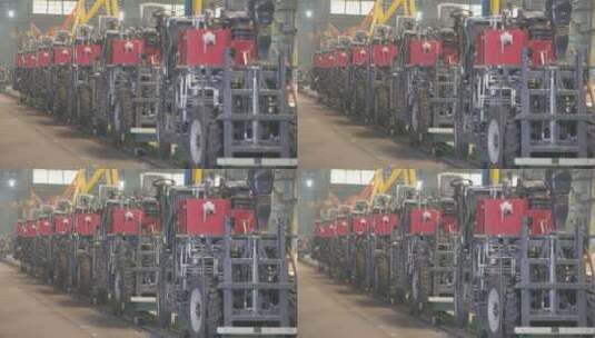 农业拖拉机机械厂重工业高清在线视频素材下载