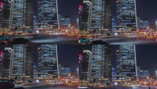 北京城市夜景延时高清在线视频素材下载