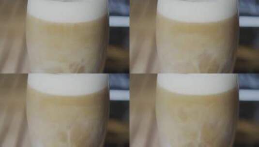 咖啡师冲浓缩咖啡高清在线视频素材下载