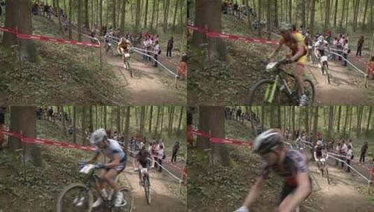 自行车手在比赛高清在线视频素材下载
