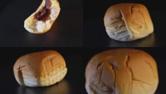 【镜头合集】小面包豆沙餐包欧包高清在线视频素材下载
