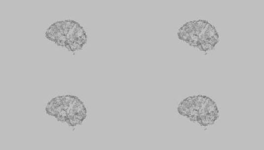 医学 大脑 脑科学 三维 脑ct1 模型高清在线视频素材下载