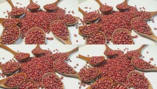 红豆赤小豆豆子高清在线视频素材下载