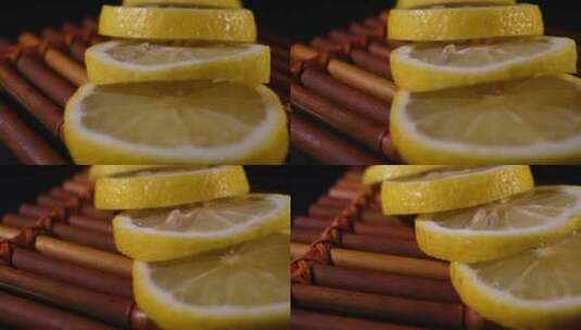 维生素柠檬片高清在线视频素材下载