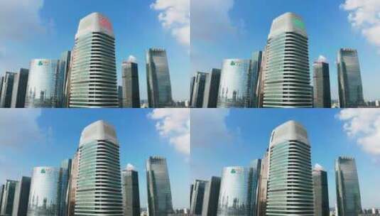 珠江新城cbd摩天大楼-26高清在线视频素材下载