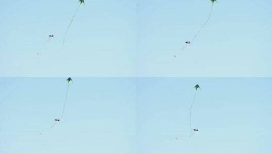 4k春天放风筝风筝高清在线视频素材下载