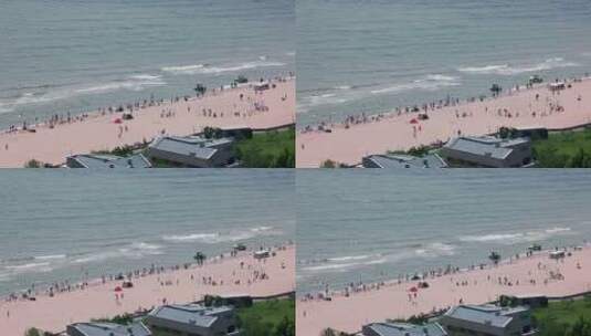 8k空中实拍夏日阿那亚海滩高清在线视频素材下载