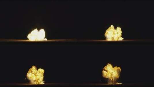 4k爆炸生成的多种火焰效果背景视频素材47高清在线视频素材下载