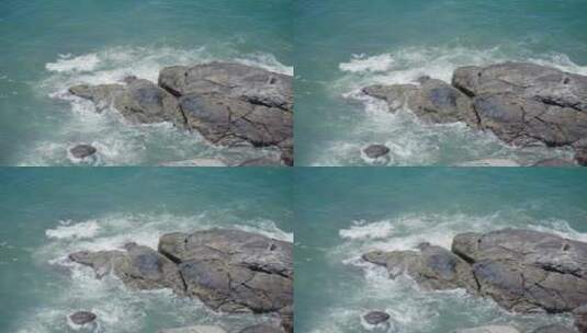 大海 海浪 励志 惊涛 海风  蓝天碧海 礁石高清在线视频素材下载