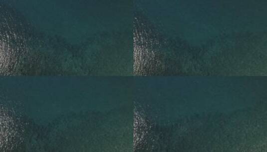 清澈的大海海水海平面高清在线视频素材下载