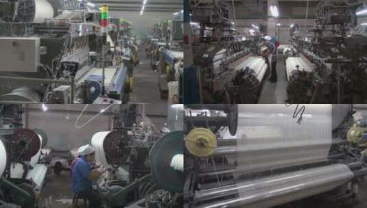 纺织厂 老工业高清在线视频素材下载
