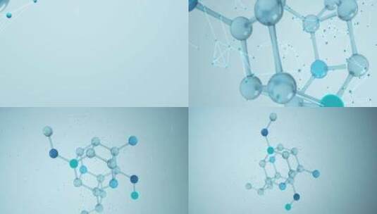 DNA分子结构模拟高清在线视频素材下载