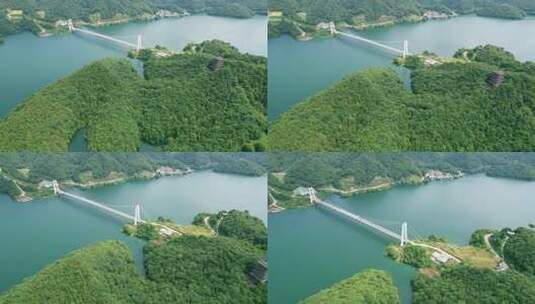 中国湖南株洲市酒仙湖风景区高清在线视频素材下载