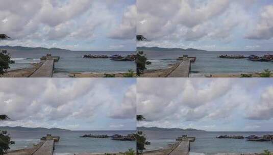海岸的美景高清在线视频素材下载