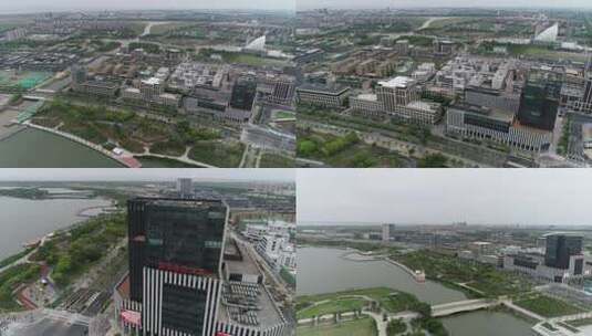 上海临港航拍高清在线视频素材下载