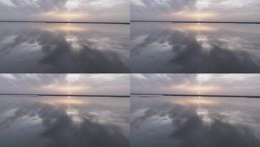 4k航拍巴州台特玛湖高清在线视频素材下载