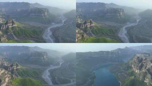 4K航拍​河南安阳林州太行大峡谷高清在线视频素材下载