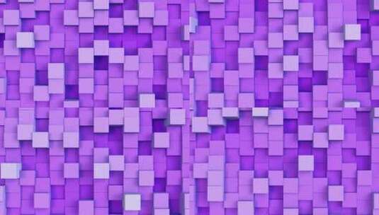 紫色立方体背景高清在线视频素材下载