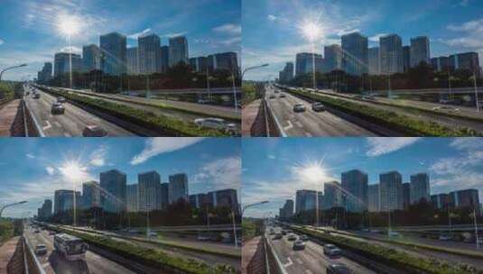 国贸CBD建外soho商圈8K延时摄影高清在线视频素材下载