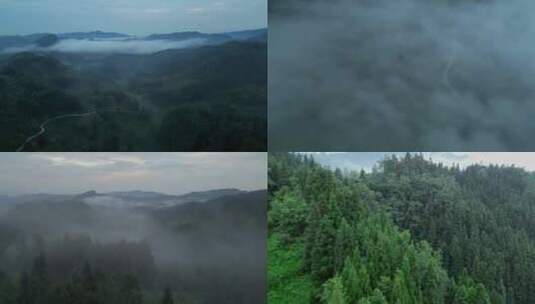 大自然云雾围绕开场4K60帧高清在线视频素材下载