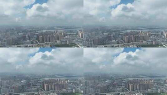 武汉光谷洪山区大景航拍东湖新技术开发区高清在线视频素材下载