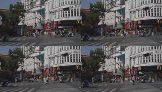厦门中华城街景高清在线视频素材下载