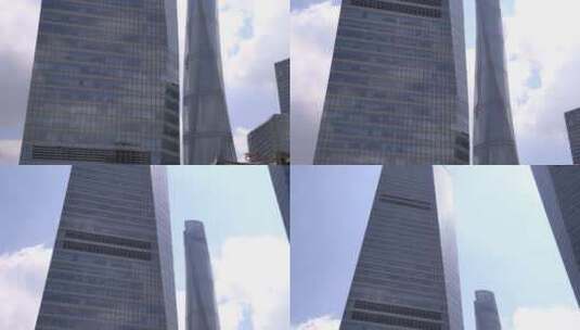 上海中心  金融中心 陆家嘴高清在线视频素材下载