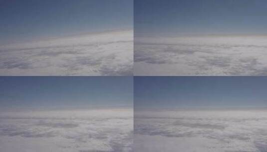 万米高空地球平流层云海高清在线视频素材下载