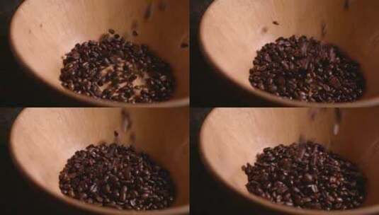 咖啡豆子高清在线视频素材下载