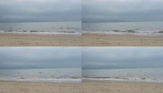 沙滩海浪实拍高清在线视频素材下载