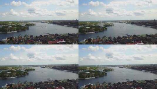 斯德哥尔摩港高清在线视频素材下载