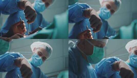 医生做手术第一视角高清在线视频素材下载