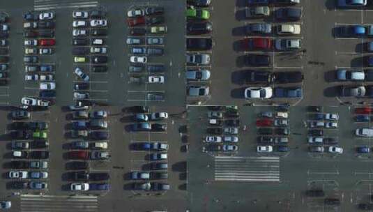 4K城市停车场高清在线视频素材下载