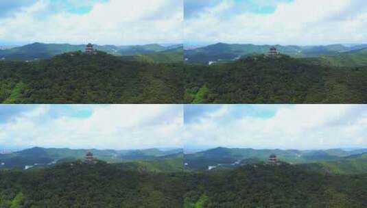 惠州惠城高榜山上升大景高清在线视频素材下载
