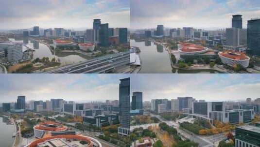 宁波市镇海区城市风光高清在线视频素材下载