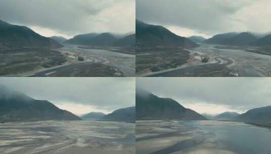 西藏雅尼国际湿地公园高清在线视频素材下载