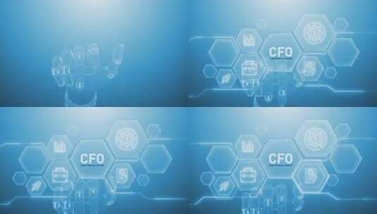 Cfo手摸、数字化转型、科学与人工智能、高清在线视频素材下载