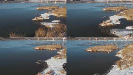 航拍雪景 唯美冬日空镜 立冬 冬至节气高清在线视频素材下载