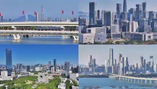 4k深圳南山城市宣传片合集高清在线视频素材下载