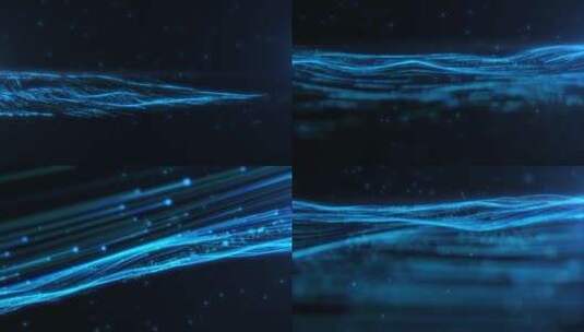 科技粒子河流工程高清AE视频素材下载